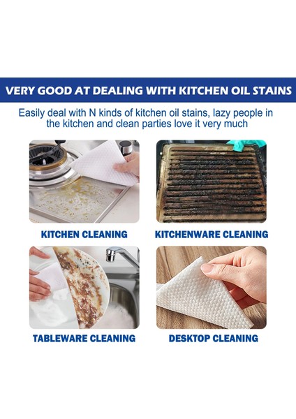 10 Adet Tarzı Mutfak Islak Mendiller Yağ Çıkarma Güçlü Dekontaminasyon Derin Temiz Ev Davlumbaz Ağır Yağ Tek Kullanımlık Temizlik Mendili (Yurt Dışından) modelleri