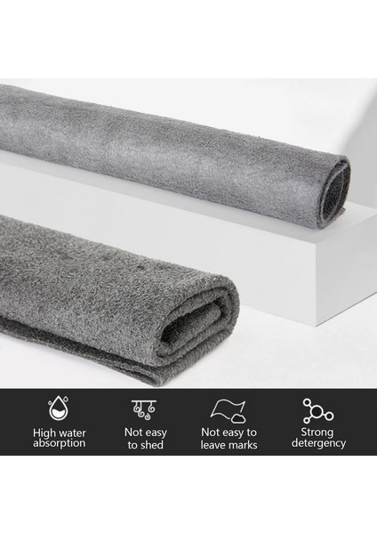 30X40CM Tarzı 1 Parça 5 Adet Kalınlaşmış Sihirli Cam Temizleme Bezi Çizgisiz Yeniden Kullanılabilir Mikrofiber Temizlik Bezi Çok Amaçlı Havlu Windows Araba Camı (Yurt Dışından)