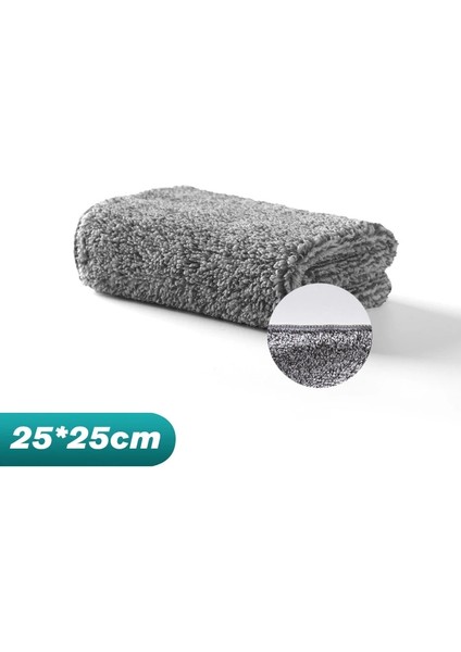 25X25CM Tarzı 5 Adet Adet Mutfak Temizlik Havlusu Mikrofiber Temizlik Bezi Bulaşık Bezi Emici Yapışmaz Yağ Paçavra Pot Bulaşık Yıkama Bezi (Yurt Dışından)