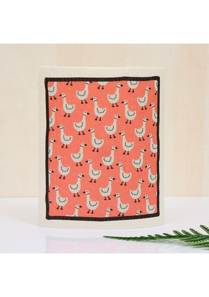 Yeşil Stil 17X20CM 2 Adet Mutfak Temizlik Bezleri Almanya Pamuk Hamuru Havlu Yapışmaz Yağ Bulaşık Havlusu Selüloz Sünger Mutfak Bezi Temizlik Havlusu (Yurt Dışından)