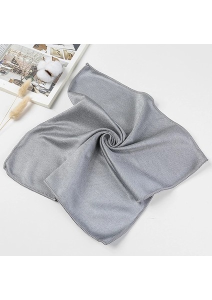 Gri Tarzı 40X60CM Mutfak Havlusu Temizlik Bezi Pencere Camı Araba Zemin Paçavra Kase Bulaşık Seramik Fayans Silgi Ev Mikrofiber Temizleme Aracı (Yurt Dışından)