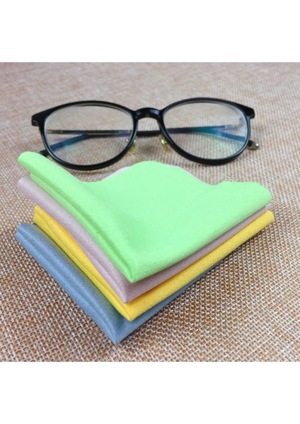 Pembe Tarzı 5 Adet Mikrofiber Temizlik Bezi Silgi Ovma Pedi Yumuşak Bez Yıkama Havlusu Peçete Gözlük Telefon Ekranı Için Silin Lens Gözlük (Yurt Dışından)