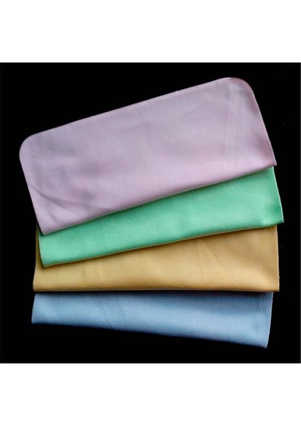 Pembe Tarzı 5 Adet Mikrofiber Temizlik Bezi Silgi Ovma Pedi Yumuşak Bez Yıkama Havlusu Peçete Gözlük Telefon Ekranı Için Silin Lens Gözlük (Yurt Dışından)