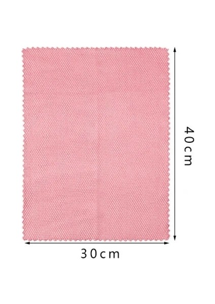 3mavi Tarzı 3 Parça 3 Adet Mutfak Mikrofiber Temizlik Bezi Süper Emici Verimli Solgun Silme Bezi Cam Pencere Bulaşık Temizleme Silme Bezi (Yurt Dışından)