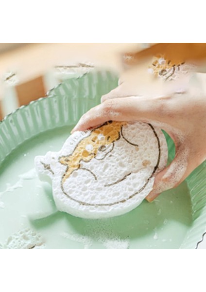 Sku3 Tarzı Karikatür Sevimli Hayvan Şekli Bulaşık Bezi Odun Hamuru Pamuk Yapışmaz Yağ Temiz Havlu Mutfak Özel Bulaşık Emici Bez (Yurt Dışından) fiyatları