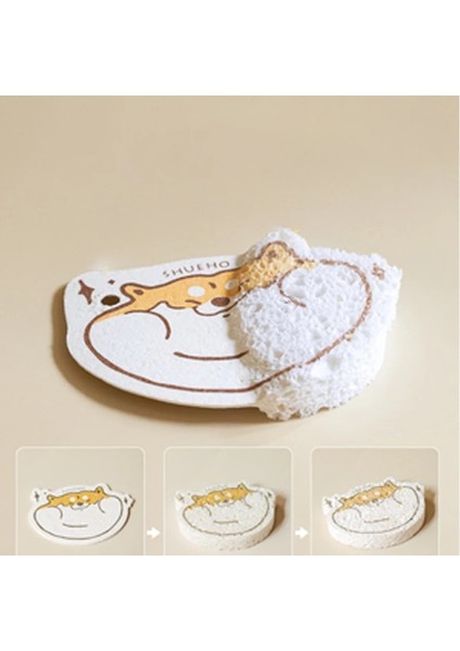 Sku3 Tarzı Karikatür Sevimli Hayvan Şekli Bulaşık Bezi Odun Hamuru Pamuk Yapışmaz Yağ Temiz Havlu Mutfak Özel Bulaşık Emici Bez (Yurt Dışından) modelleri