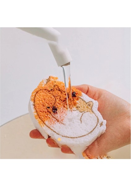 Sku3 Tarzı Karikatür Sevimli Hayvan Şekli Bulaşık Bezi Odun Hamuru Pamuk Yapışmaz Yağ Temiz Havlu Mutfak Özel Bulaşık Emici Bez (Yurt Dışından) indirimleri