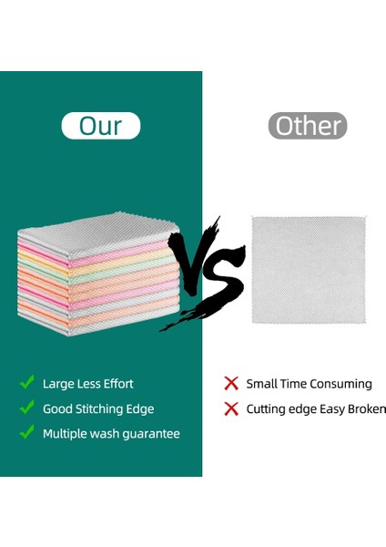 40X30CM Stili 10 Parça Pcs Mikrofiber Cam Temizlik Bezleri Yeniden Kullanılabilir Solgun Temizleyici Havlu Windows Araba Aynaları Silme Mutfak Malzemeleri (Yurt Dışından) modelleri