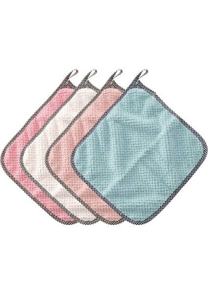 Yeşil Stil 1 Bilgisayar 5 Adet Mikrofiber Bulaşık Bezi Yapışmaz Yağ Emici Havlu Mutfak Için Çok Fonksiyonlu Ev Banyo Havlusu Mutfak Malzemeleri (Yurt Dışından) fırsatları