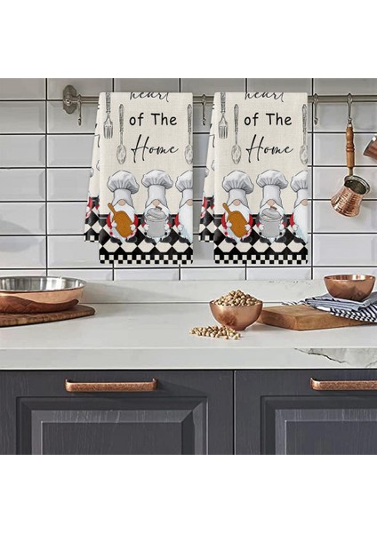 F Tarzı Büyük Mutfak Cüceleri Desen Bulaşık Havlusu Bulaşık Bezi Havlu Kabarık Doku Bulaşıkları Yapmak (Yurt Dışından) indirimleri