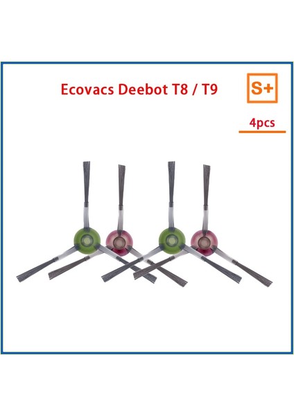 4pc Tarzı Ecovacs Deebot T9 Aıvı T8 Aıvı N8 Pro Toz Torbası Parçaları Ana Yan Fırça Hepa Filtre Robotlu Süpürge Yedek Aksesuarları (Yurt Dışından)