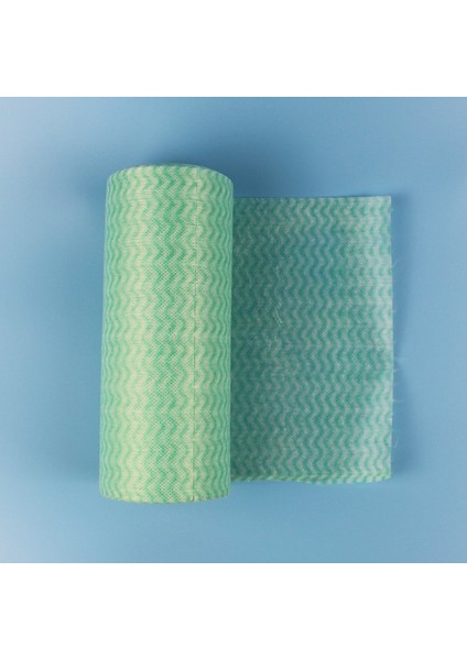 Yeşil Stil 50 Adet Rulo Tek Kullanımlık Yeniden Kullanılabilir Mutfak Ruloları Mutfak Bezi Ruloları Temizlik Bezleri Ovma Pedleri Bulaşık Havluları Ev Ürünleri (Yurt Dışından)