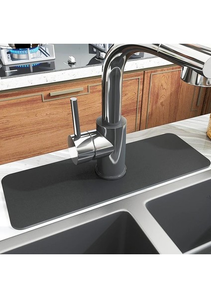 S9 Tarzı Musluk Emici Mat Banyo Lavabo Sıçrama Koruması Lavabo Tezgah Koruyucu Yıkanabilir Kurutma Pedleri Mutfak Aksesuarları (Yurt Dışından) modelleri