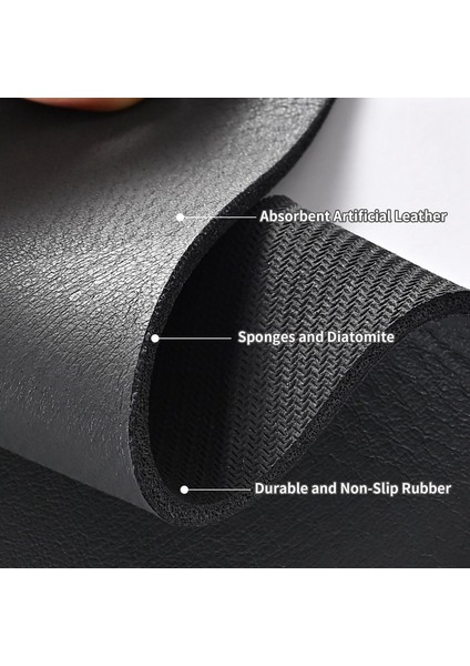 S9 Tarzı Musluk Emici Mat Banyo Lavabo Sıçrama Koruması Lavabo Tezgah Koruyucu Yıkanabilir Kurutma Pedleri Mutfak Aksesuarları (Yurt Dışından) indirimleri