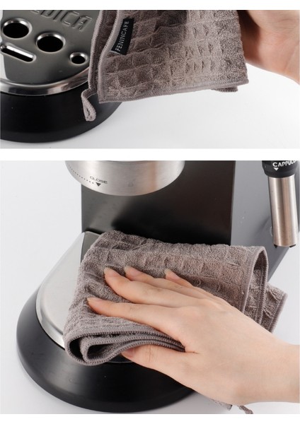 Pembe Tarzı 30*30 cm Süper Emici Havlu Barista Havlu Rag Bar Kahve Makinesi Temizlik Bezi Sofra Ev Temizlik Havlusu (Yurt Dışından) fırsatları