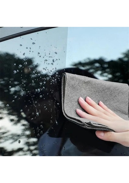 30X40CM Stili Filigran Içermeyen Temizlik Bezi Çok Fonksiyonlu Yeniden Kullanılabilir Mikrofiber Windows Araba Mutfak Aynaları Için Kalınlaşmış Sihirli Temizlik Bezi (Yurt Dışından)