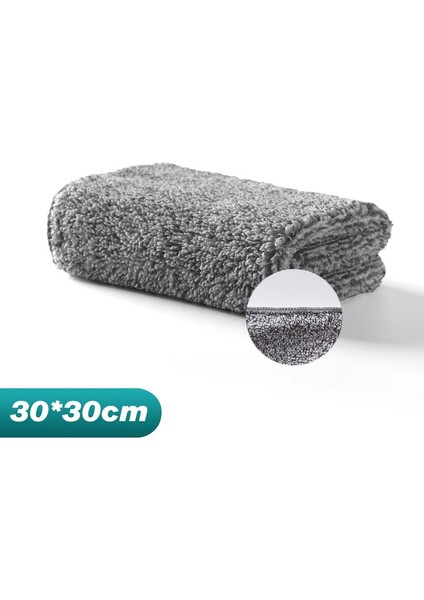 30X30CM Tarzı 1 Bilgisayar Adet Mutfak Temizlik Havlusu Mikrofiber Temizlik Bezi Bulaşık Bezi Emici Yapışmaz Yağ Paçavra Pot Bulaşık Yıkama Bezi (Yurt Dışından)