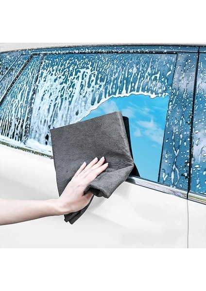 20X30CM Tarzı 1 Parça Kalınlaşmış Sihirli Temizlik Bezi Yeniden Kullanılabilir Mikrofiber Yıkama Paçavraları Mutfak Aynaları Otomatik Windows Cam Silme Havlu Aksesuarları (Yurt Dışından) fırsatları