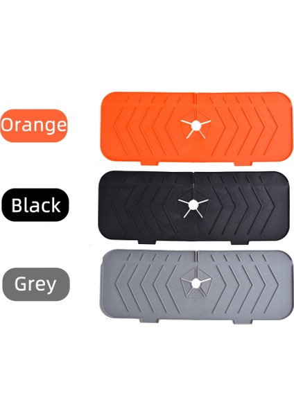 Turuncu Tarzı Silikon Musluk Emici Mat Mutfak Lavabo Sıçrama Koruma Pedi Su Tutucu Damlama Tepsisi Drenaj Kurutma Tezgah Koruma Mat (Yurt Dışından) modelleri