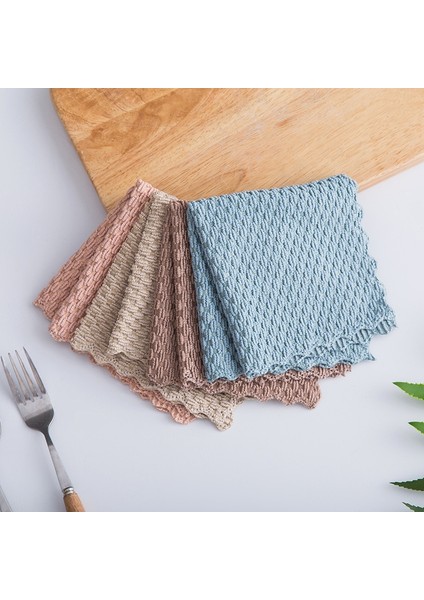 Kahve Tarzı 1 Adet Mutfak Malzemeleri Temizlik Havlusu Süper Emici Çok Fonksiyonlu Silme Bezi Temizlik Bezi Polyesternaylon Anti-Yağ Mutfak (Yurt Dışından) modelleri