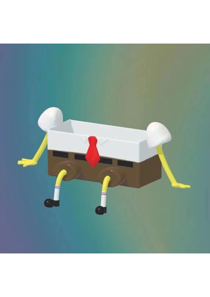 Raf Tarzı Spongebobs Sünger Bulaşık Makinesi Temizleme Süngeri Sihirli Silin Lavabo Drenaj Tutucu Raf Sepeti Ev Tedarik Mutfak Aksesuarları (Yurt Dışından)