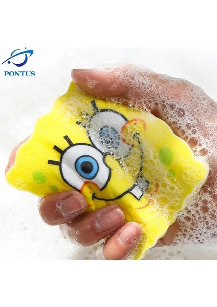 Raf Tarzı Spongebobs Sünger Bulaşık Makinesi Temizleme Süngeri Sihirli Silin Lavabo Drenaj Tutucu Raf Sepeti Ev Tedarik Mutfak Aksesuarları (Yurt Dışından) modelleri