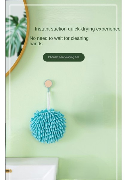 C Tarzı Çabuk Kuruyan Hentbol Şönil Iskandinav Güzel Taze Mutfak Kalınlaşmış Mendil Banyo Çabuk Kuruyan Temizleme Asılı Havlu (Yurt Dışından)