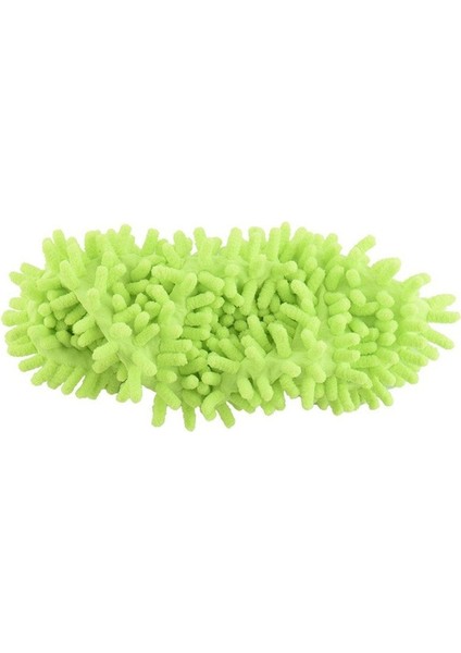 Yeşil Stil 2 Adet Zemin Mop Ayakkabı Kapağı Zemin Mopper Terlik Ev Zemin Temizleyici Temizleme Ayak Çorap Rahat Düz Renk Baskı Ayakkabı Kapağı (Yurt Dışından)