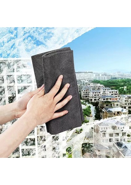 M Tarzı 5 Adet 5 Adet Çok Fonksiyonlu Sihirli Bez Cam Temizleme Bezi Bulaşık Bezi Tüy Bırakmayan Windows Arabalar Mutfak Aynaları Traceless Yeniden Kullanılabilir (Yurt Dışından) modelleri