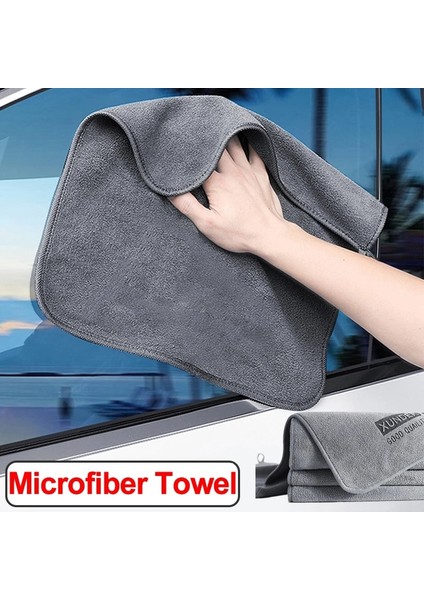 40X40CM Stili Araba Yıkama Havlusu Çift Taraflı Mikrofiber Temizlik Kurutma Bezi Mutfak Banyo Aynası Pencere Temizleme Araç Bakım Araçları (Yurt Dışından) fiyatları