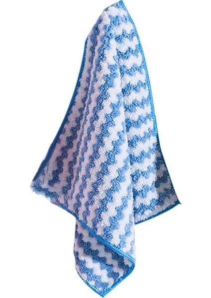 Mavi Stil 5 Adet Adet Mercan Polar Bulaşık Bezleri Süper Emici Ovma Pedleri Islak ve Kuru Mutfak Temizlik Havluları Mutfak Temizlik Bezleri (Yurt Dışından)