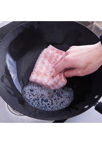 Mavi Stil 5 Adet Adet Mercan Polar Bulaşık Bezleri Süper Emici Ovma Pedleri Islak ve Kuru Mutfak Temizlik Havluları Mutfak Temizlik Bezleri (Yurt Dışından) modelleri