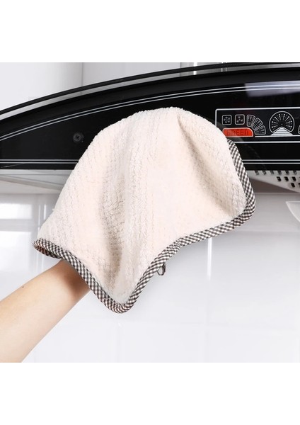 Yeşil Tarzı 1 Parça Adet Mutfak Havlusu Bulaşık Bezleri Yapışmaz Yağ Kalınlaşmış Masa Temizlik Bezi Emici Ovma Pedi Mutfak Paçavra Alet (Yurt Dışından) indirimleri