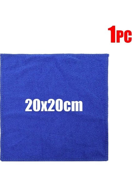 20X20CM-1 Adet Tarzı Mikrofiber Havlu Araba Temizleme Için Yumuşak Hızlı Kuruyan Otomatik Detaylandırma Parlatma Bezi Ev Araç Bakım Hemming Havlu Duster Paçavra (Yurt Dışından)