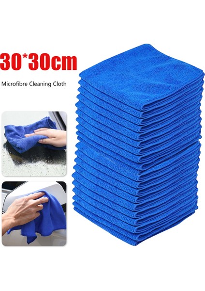 20X20CM-1 Adet Tarzı Mikrofiber Havlu Araba Temizleme Için Yumuşak Hızlı Kuruyan Otomatik Detaylandırma Parlatma Bezi Ev Araç Bakım Hemming Havlu Duster Paçavra (Yurt Dışından) indirimleri