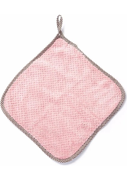 Pembe Tarzı 27.5*25 cm Ev Mercan Kadife Havlu Mutfak Emici Kalın Silin Yıkama Masa Havlusu Bulaşık Havlusu Tüy Bırakmayan Ücretsiz Dar Mutfak (Yurt Dışından) modelleri