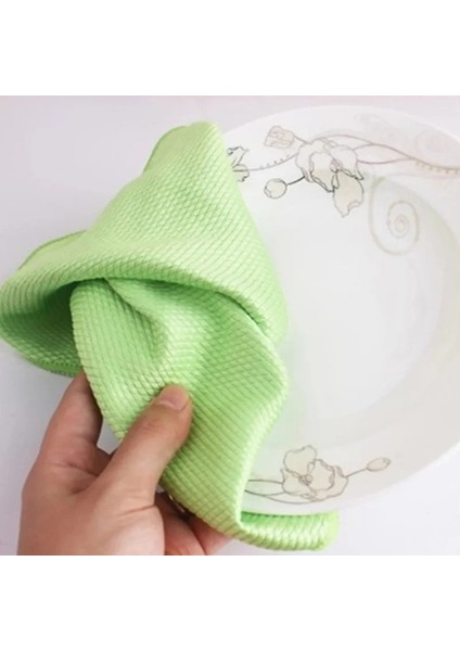 Pembe Tarzı * 40 cm Ev Cam Pencere Temizleme Bezi Mutfak Emici Bulaşık Bezi Temizlik Paçavra Yıkama Havlusu Ovma Pedi (Yurt Dışından) fiyatları