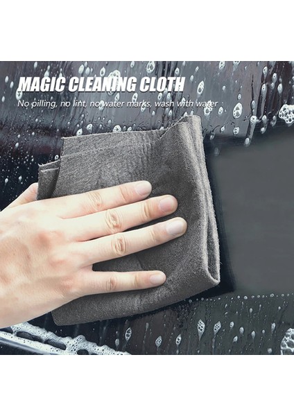1 Adet Tarzı 30X40CM Kalınlaşmış Sihirli Temizlik Bezi Yeniden Kullanılabilir Mikrofiber Yıkama Paçavra Cam Silme Havlusu Mutfak Aynaları Otomatik Windows (Yurt Dışından)