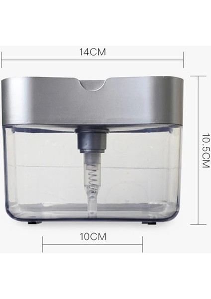Yeşil Stil Otomatik Sabunluk Şişe Sıvı Sabun Mutfak Süngeri Sabunluk Ditchen Sünger Dağıtıcı Manuel Soa Yeni (Yurt Dışından) modelleri