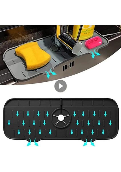 Turuncu Tarzı Lavabo Tahliye Pedi Arkasında Musluk Sıçrama Koruma Banyo Musluk Su Tutucu Mat Musluk Mat Mutfak Lavabo Mutfak Aksesuarları (Yurt Dışından) modelleri