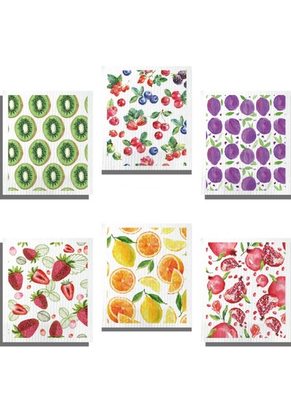 No.4 Stili 17.5X21CM Et Mutfak Havlusu Bulaşık Temizleme Bezi Mikrofiber Havlu Parlak Renkli Baskılı Çay Havluları Pişirme Araçları Mutfak Decoracion (Yurt Dışından) fiyatları