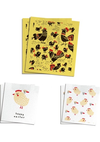 No.4 Stili 17.5X21CM Et Mutfak Havlusu Bulaşık Temizleme Bezi Mikrofiber Havlu Parlak Renkli Baskılı Çay Havluları Pişirme Araçları Mutfak Decoracion (Yurt Dışından) fırsatları