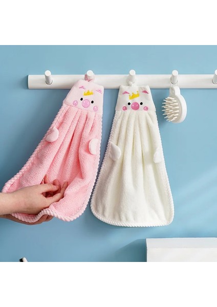 Stil4 Tarzı Sıcak El Havlusu Ev Sevimli Emici Mutfak Havlusu Tembel Bez Silme Havlusu Düz Renk Çocuk El Havlusu (Yurt Dışından) fırsatları