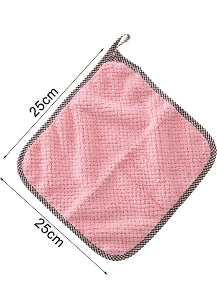 Pembe Tarzı 10 Parça Mutfak Günlük Bulaşık Havlusu Bulaşık Bezi Mutfak Bezi Yapışmaz Yağ Kalınlaşmış Masa Temizlik Bezi Emici Ovma Pedi (Yurt Dışından) fiyatları