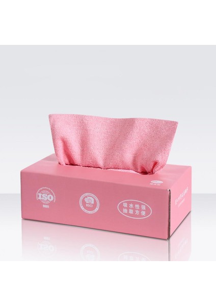 Pembe Tarzı Bulaşık Havlusu Çıkarılabilir Tasarım Çok Amaçlı Leke Çıkarıcı Tezgah Üstü Bez Yıkama Havlusu Temizleme Bezi Mutfak Aksesuarları (Yurt Dışından)