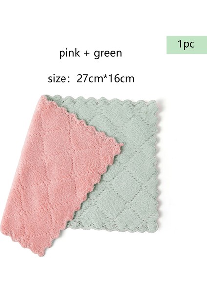 Mavi Stil 1 Adet Emici Mikrofiber Mutfak Bulaşık Bezi Pano De Prato Temizlik Bezi Yapışmaz Yağ Ev Yüksek Verimli Silme Araçları (Yurt Dışından)