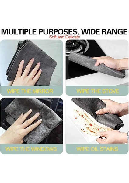 3 Adet Tarzı 30X30CM Kalınlaşmış Sihirli Temizleme Cam Bezi Çizgisiz Yeniden Kullanılabilir Mikrofiber Temizlik Bezi Windows Cam Için Çok Amaçlı Havlular (Yurt Dışından) fırsatları