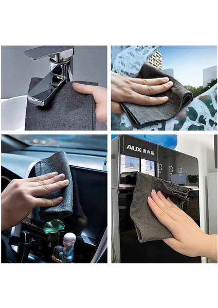 3 Adet Tarzı 30X30CM Kalınlaşmış Sihirli Temizleme Cam Bezi Çizgisiz Yeniden Kullanılabilir Mikrofiber Temizlik Bezi Windows Cam Için Çok Amaçlı Havlular (Yurt Dışından) indirimleri