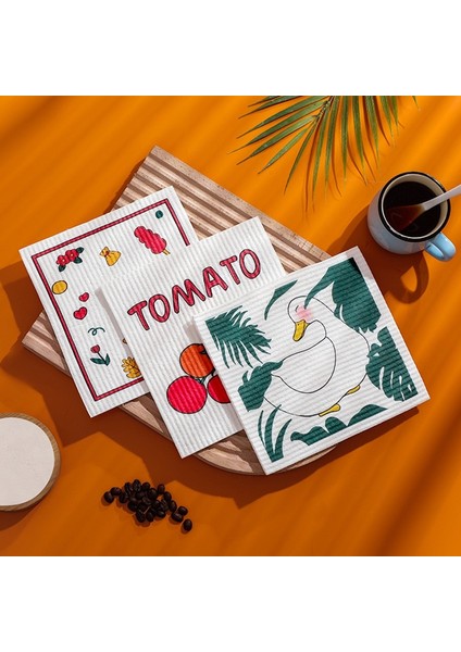 Kırmızı Stil No.1 Boyutu 2022 Almanya Pamuk Hamuru Havlu Mutfak Temizlik Bezleri Yapışmaz Yağ Bulaşık Havlusu Selüloz Sünger Mutfak Bezi Temizlik Havlusu (Yurt Dışından) indirimleri