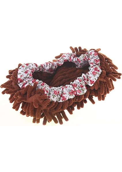 Kahverengi Tarzı No.1 Boyutu Mikrofiber Şönil Zemin Toz Terlik Paspas Ayakkabı Silme Peruk Ev Ev Bezi Temiz Ayakkabı Kapağı Mophead Galoş Temizleme Araçları (Yurt Dışından)
